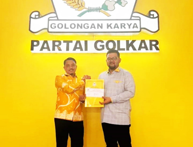 Pilkada Kampar, Pasangan Repol-Ardo Resmi Dapat Dukungan Golkar